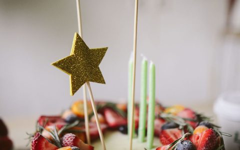 Custom decorated celebration cake