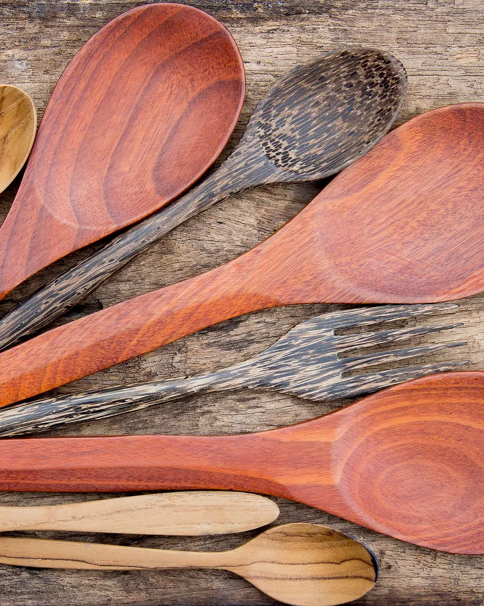 Hand-Carved Spoon Set